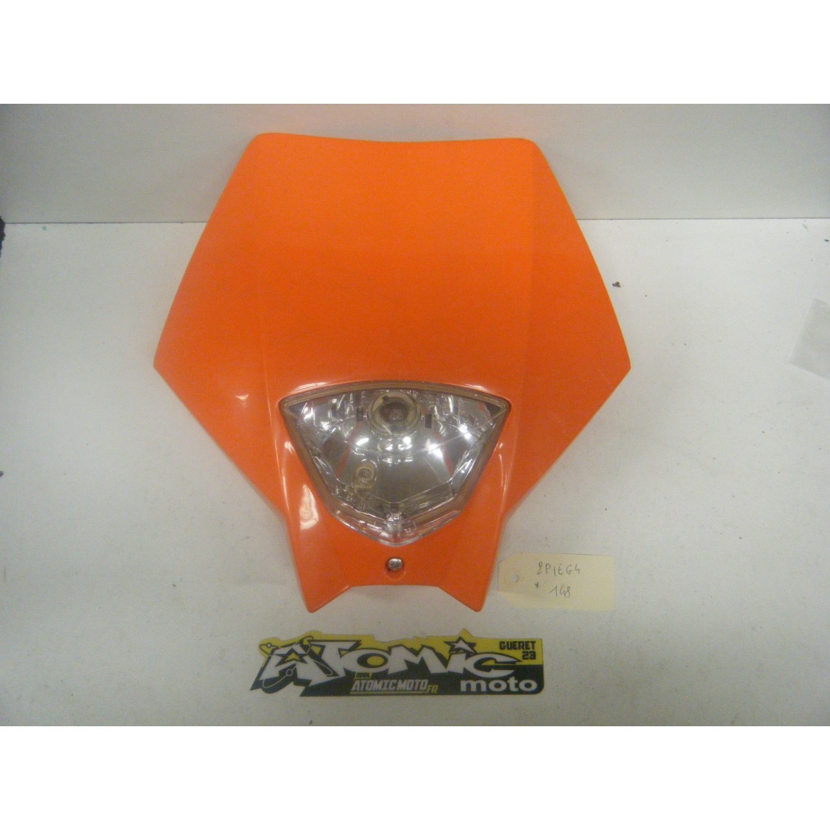 Plaque phare adaptable KTM 125 EXC 2007