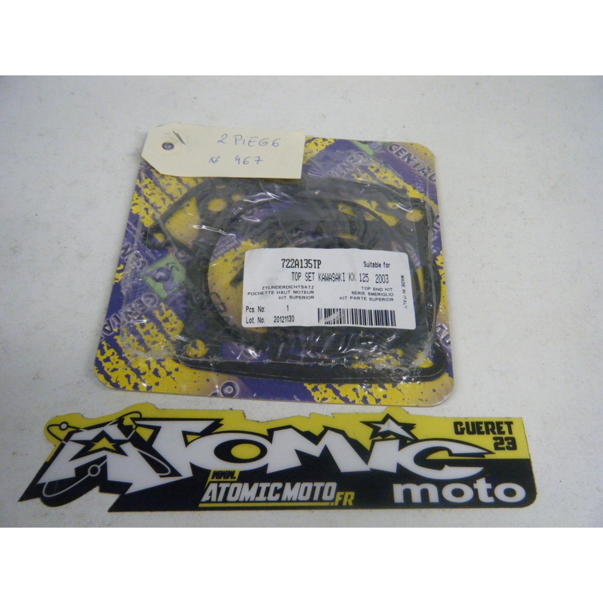 Pochette de joint haut moteur KAWASAKI 125 KX 2003