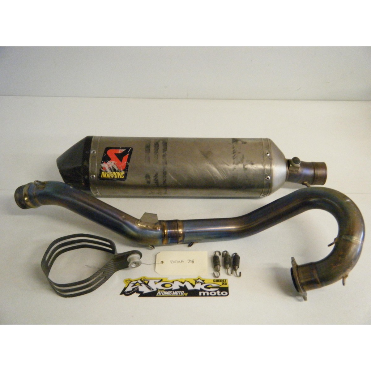 Ligne complète d'échappement AKRAPOVIC KTM 450 EXC-F 2014