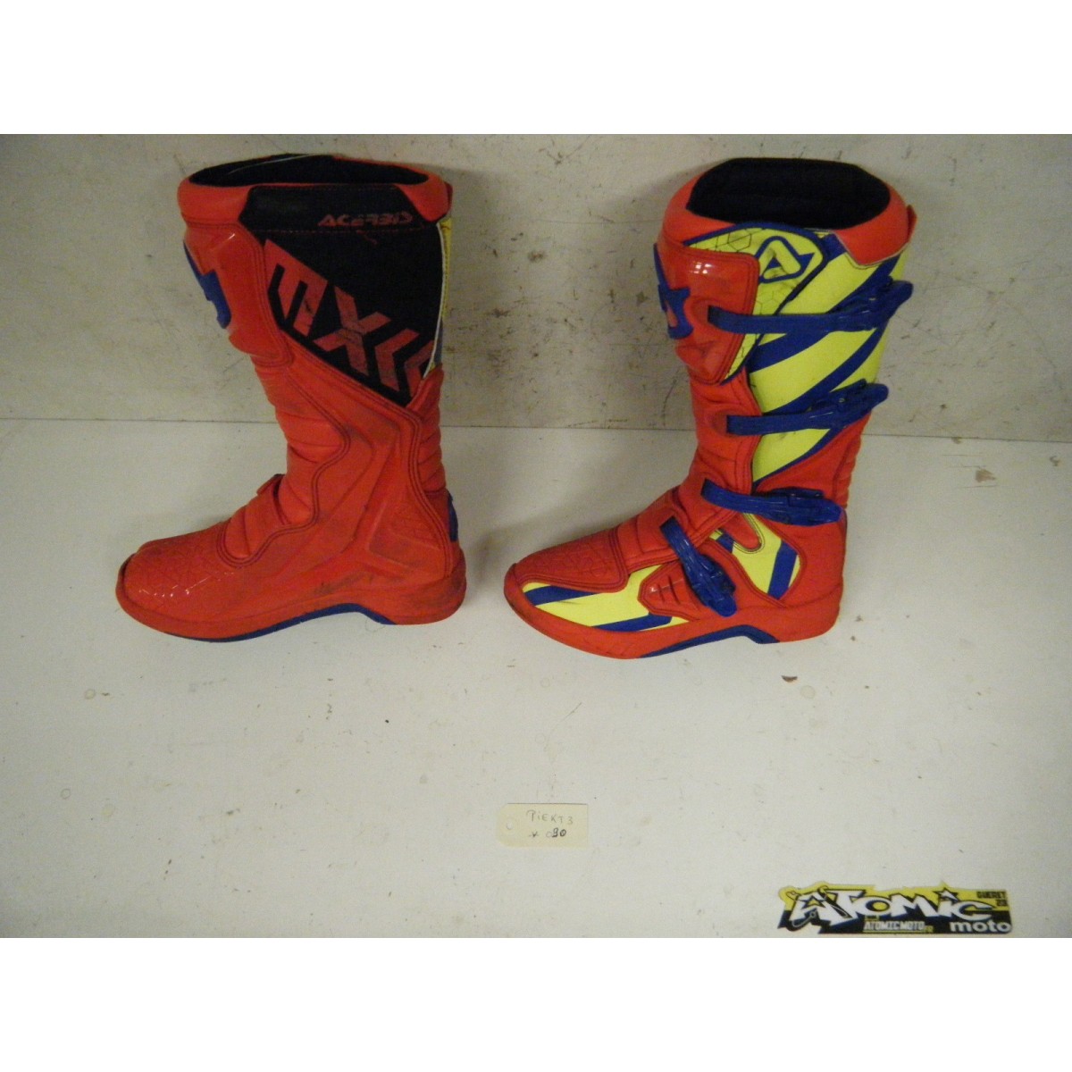 Bottes ACERBIS Rouge/Jaune T43