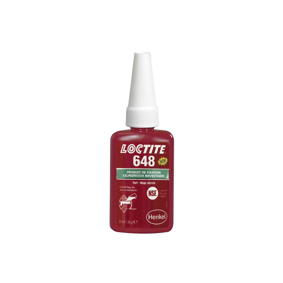 Loctite 648 Fixation des emmanchements - Flacon 24mL