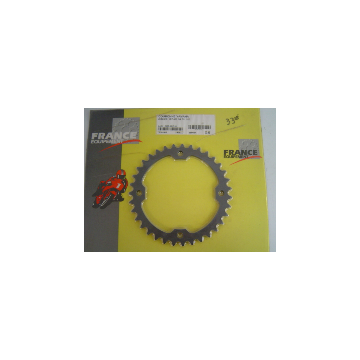 Couronne YAMAHA 450 YZ-F 2004