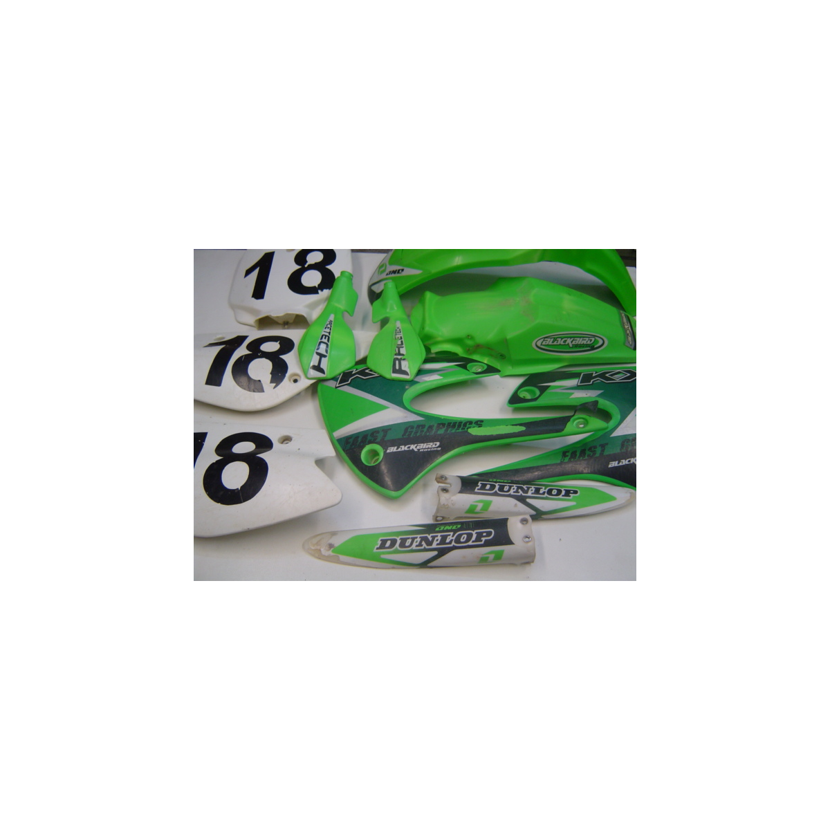 Kit plastiques KAWASAKI 85 KX 2007 Kit plastiques KAWASAKI 85 KX 2007