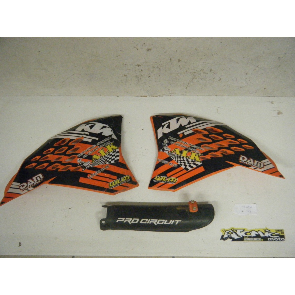 Lot plastiques KTM 250 SX-F 2007